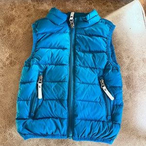 Hanna Andersson puffer vest, teal blue color. Size 2T (80/85cm)